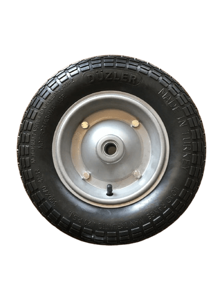 Toolora.com.tr'de en kaliteli havalı el arabası tekerleri arasından 350x70 mm ölçülerinde DÜZLER rulmanlı siyah teker 4 RP seçenekleriyle işlerinizi kolaylaştırabilirsiniz. Kaliteli ve dayanıklı teker seçenekleri için hemen incelemeye başlayın.Düzler ÇelikHavalı Rulmanlı El Arabası Tekeri--5'li PaketHAVALIRUL