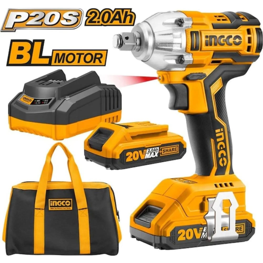 İngco Cıwlı2001 1/2 Somun Sıkma 20V