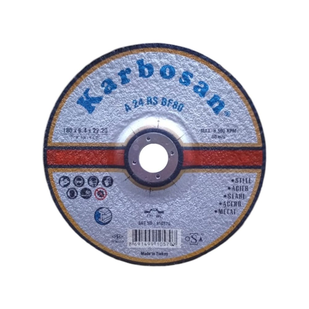 KarbosanKarbosan Nk Flex Taşlama 180X6.4X22 -(10'lu Paket)155.04.FT02