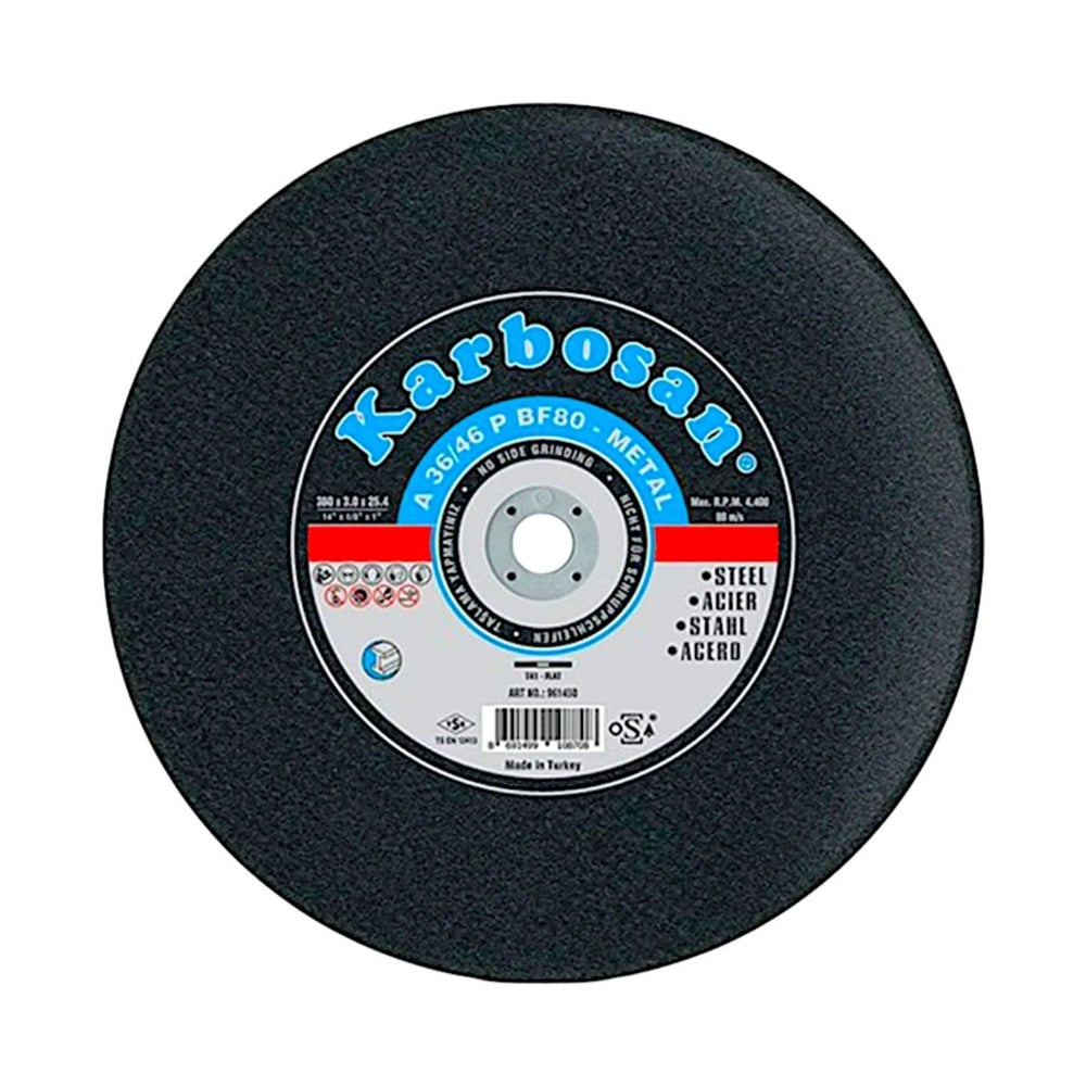 KarbosanKarbosan Nk Metal Kesme 350X3.5X25.4 -(10'lu Paket)155.01.NK07