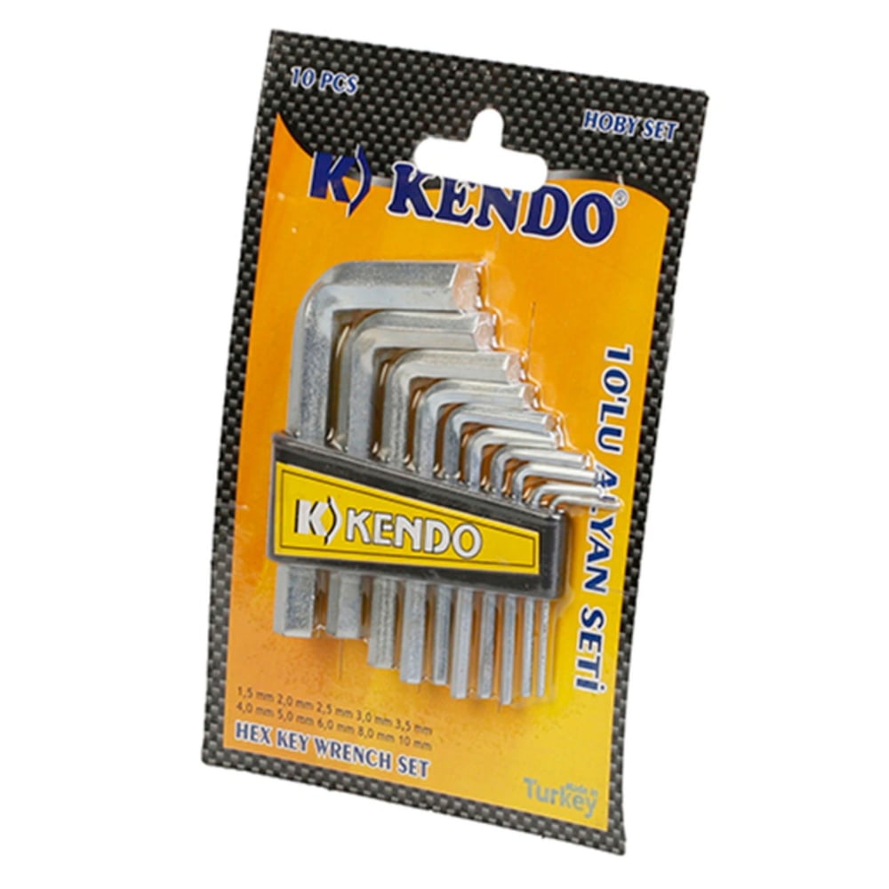 KendoKendo Allen Anahtar Takımı 10 Lu-(5'li Paket)122.04.K901