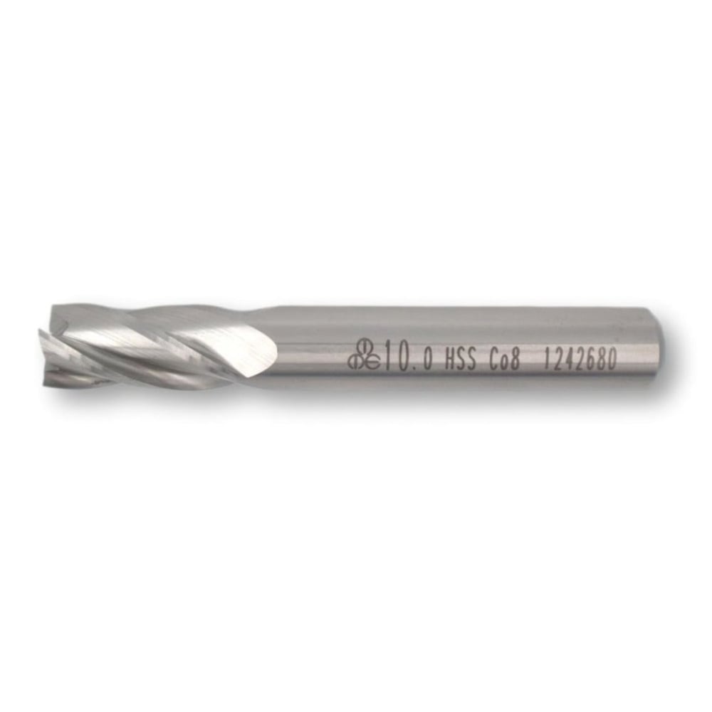 Makina Takım Endüstri.Mte Hsse Parmak Freze Kısa Dın844 10 Mm 179.17.KF17