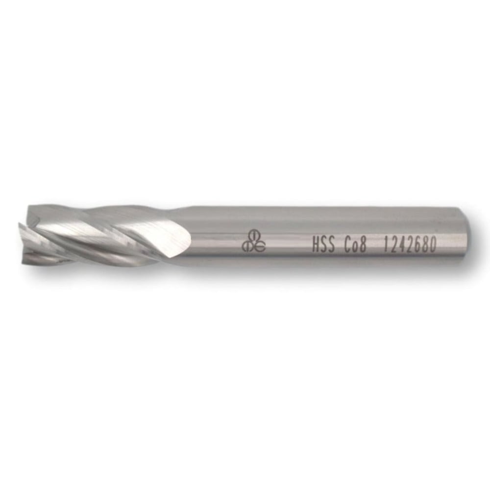 Makina Takım Endüstri.Mte Hsse Parmak Freze Kısa Dın844 12 Mm 179.17.KF21