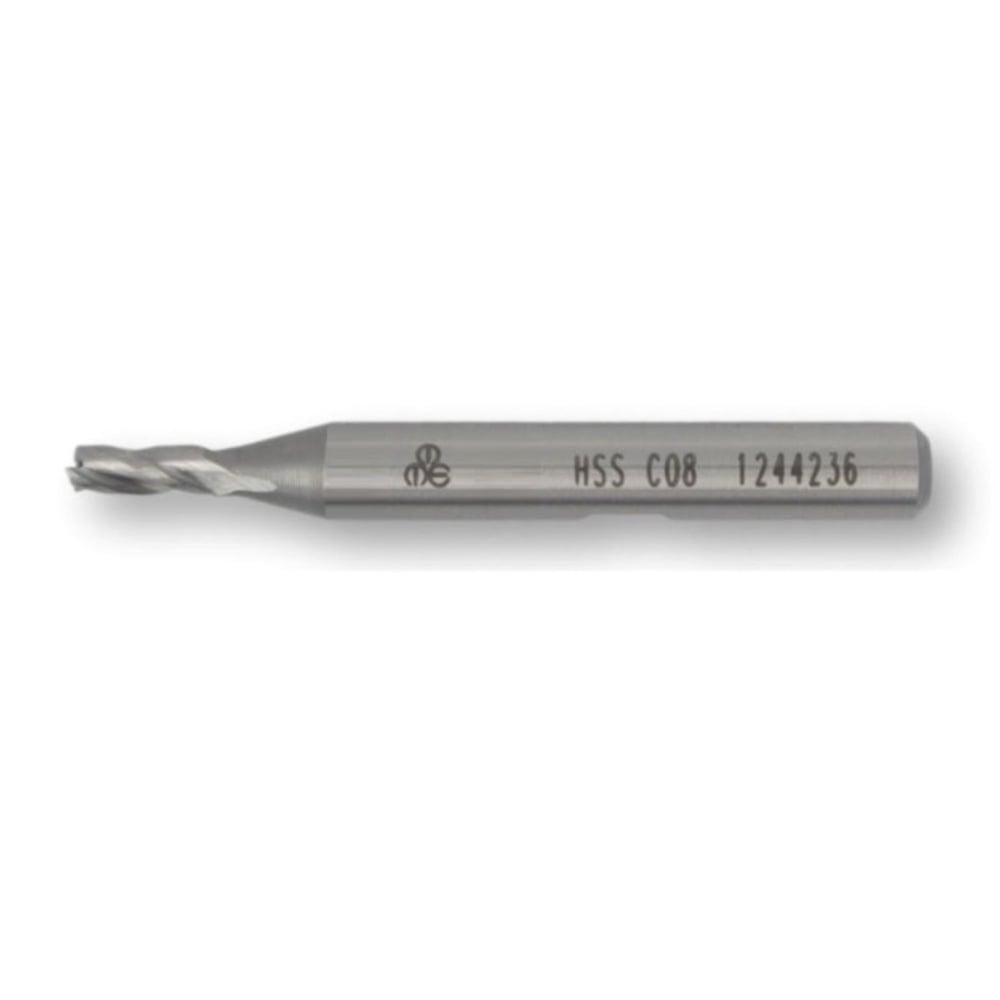 Makina Takım Endüstri.Mte Hsse Parmak Freze Kısa Dın844 4 Mm 179.17.KF05