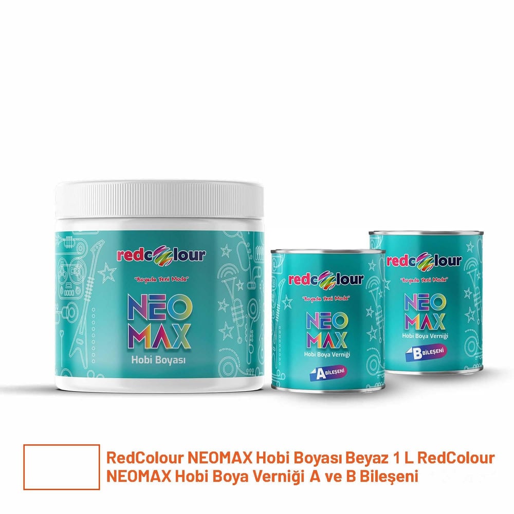 Toolora.com.tr'de Neo Max Hobi Boyası & Vernik Seti'ni keşfedin! Su bazlı boya ve çift bileşenli vernik ile harika sonuçlar elde edin. Hobi projeleriniz için ideal bir seçim!RedcolourNeomax Beyaz Hobi Boyası 1 lt & Koruyucu Vernik SetiHobiset01