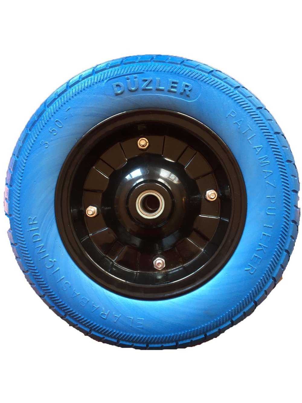 Toolora.com.tr'de poliüretan malzemeden üretilmiş, patlamaz özellikli 350×70 mm ebatlarında sarı renkli ve rulmanlı tekerlekleri bulabilirsiniz. İhtiyacınıza uygun tekerlek seçenekleri için hemen sitemizi ziyaret edin!DüzlerPoliüretan Patlamaz Teker Mavi--5'li PaketPUMAVİ