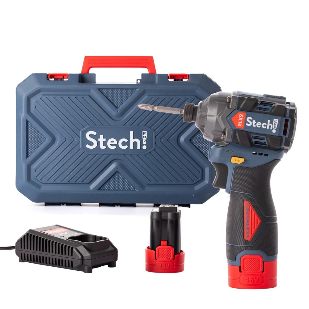 Stech-End Akülü Darbeli Vidalama 2.0 Ah 16V Sx18