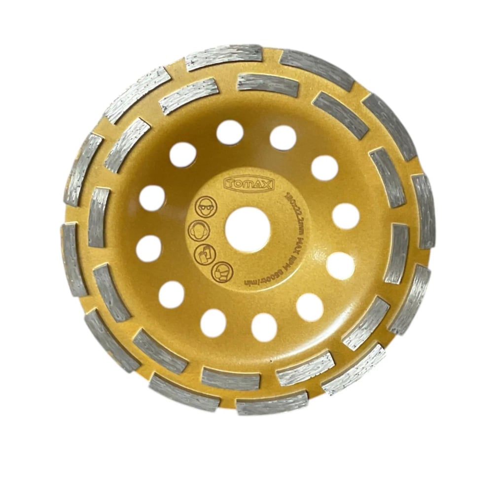TomaxTomax Çift Sıra Elmas Beton Yüzey Tem.Diski 115 Mm114.55.C115