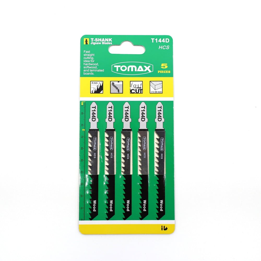 TomaxTomax Hızlı Kesim Ahşap Dekupaj Ağzı (T144D) - 5'Li Paket114.35.T144