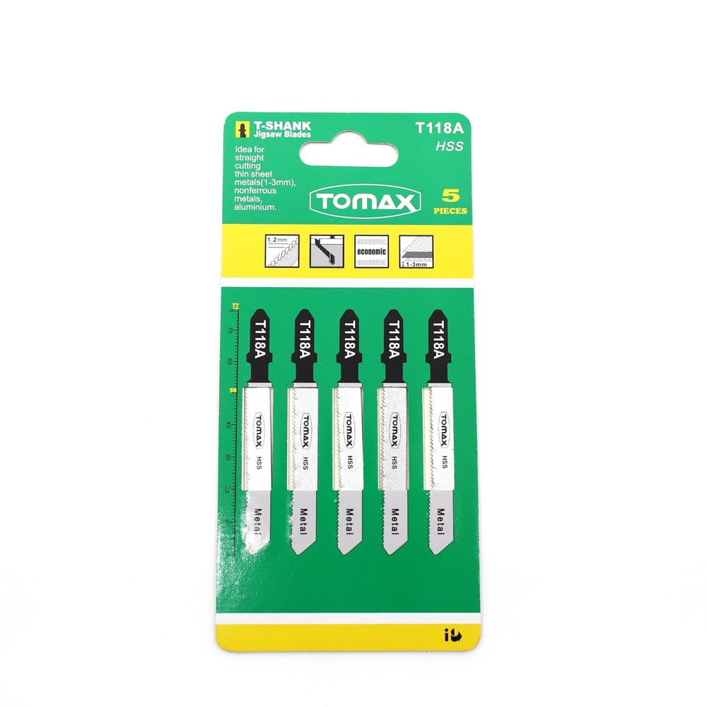 TomaxTomax Normal Kesim Metal Dekupaj Ağzı (T118A)- 5'Li Paket114.35.T118