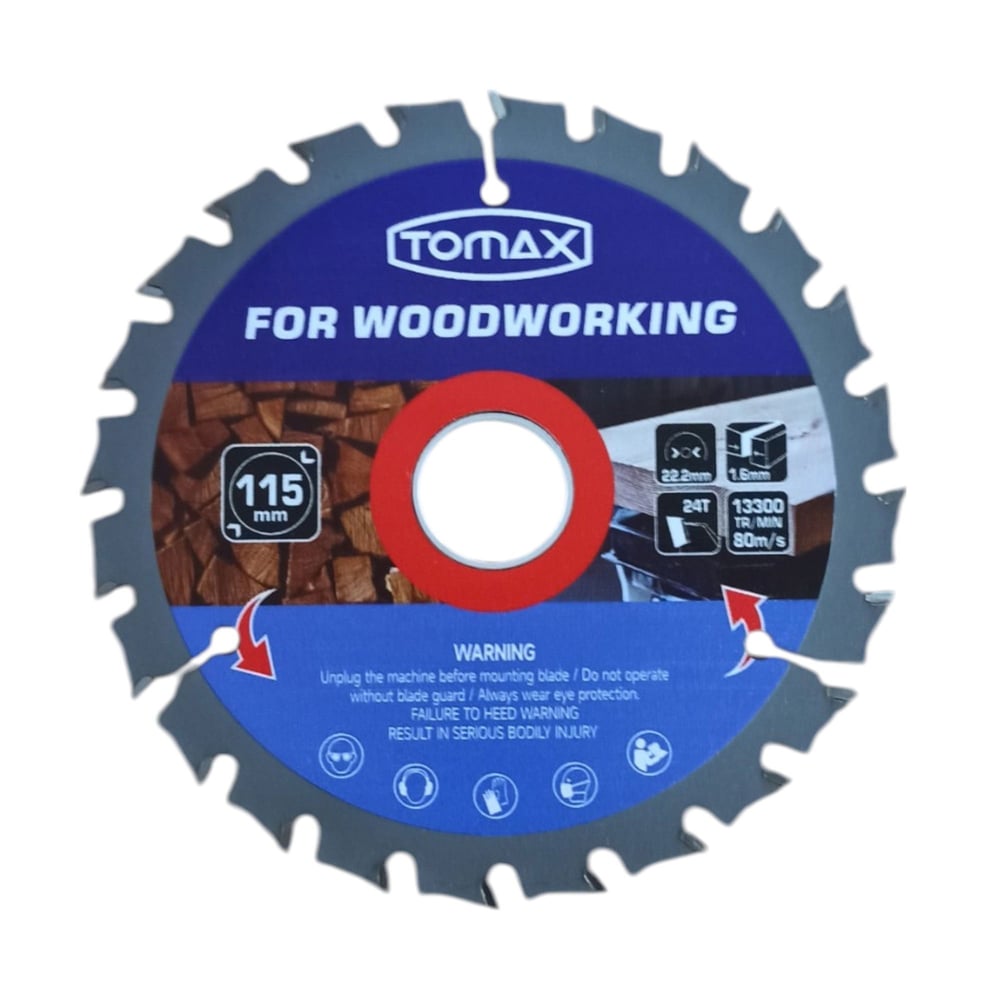 TomaxTomax Sunta Kesme Testere 115X1.6X24T -(10'lu Paket)114.44.ST01