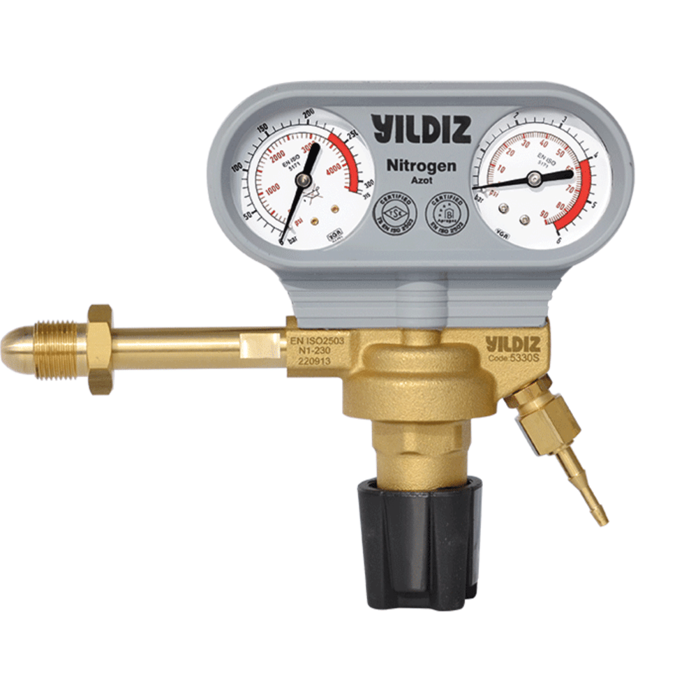 YıldızgazYıldızgaz 5330S Azot Basınç Düşürücü 0.4 Bar284.01.5330