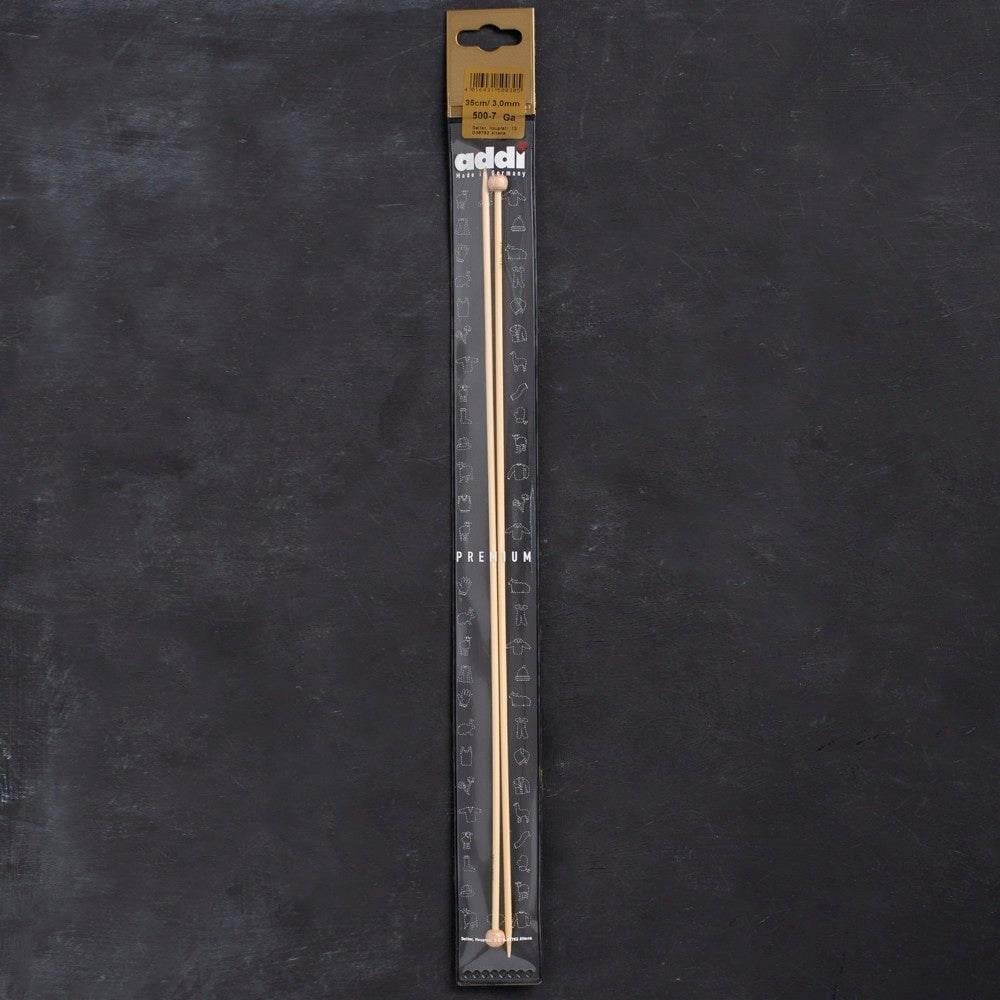 Addi Bambus 3mm 35cm Bambu Örgü Şişi - 500-7