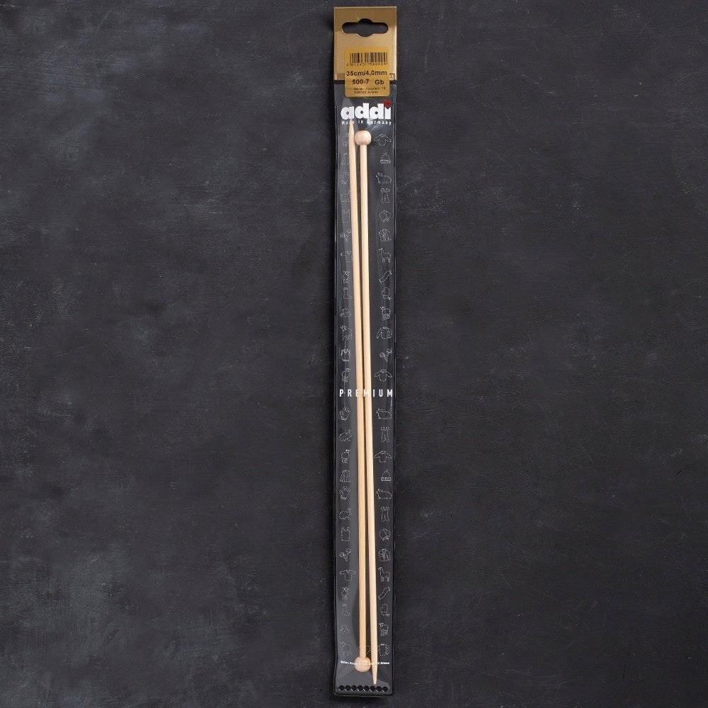 Addi Bambus 4mm 35cm Bambu Örgü Şişi - 500-7