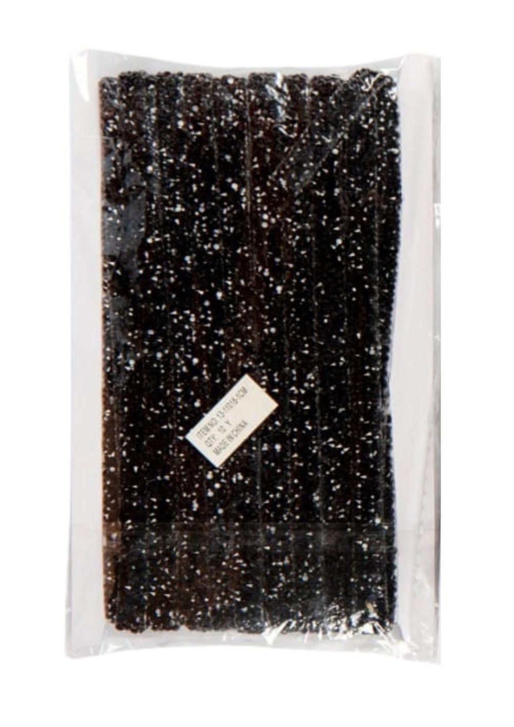 Silikon Yapışkanlı Taş Siyah 1 Metre 2 cm 10 Metre