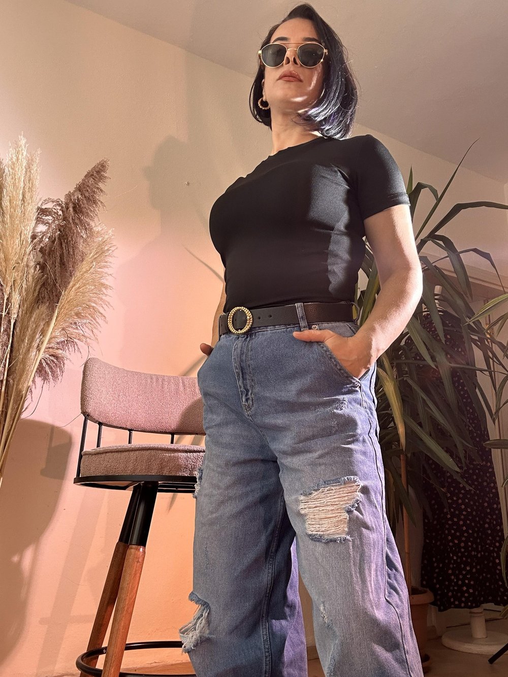 Siyah basic tshirt