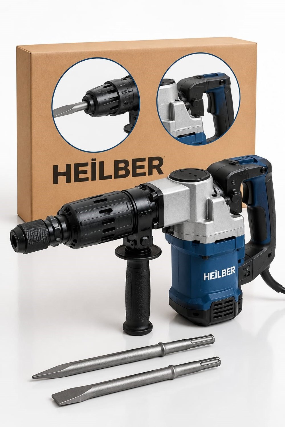 BA0115379 Profesyonel Elektrikli Kırıcı Delici Hilti Beton Kırma ve Delme Makinesi Çift Uçlu