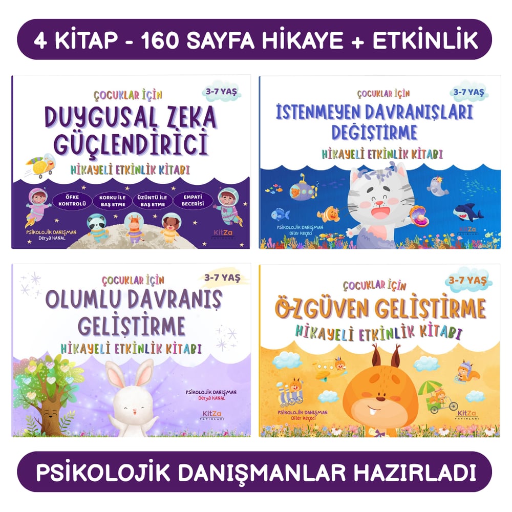 HİKAYELİ ETKİNLİK KİTAPLARI 4 LÜ SET