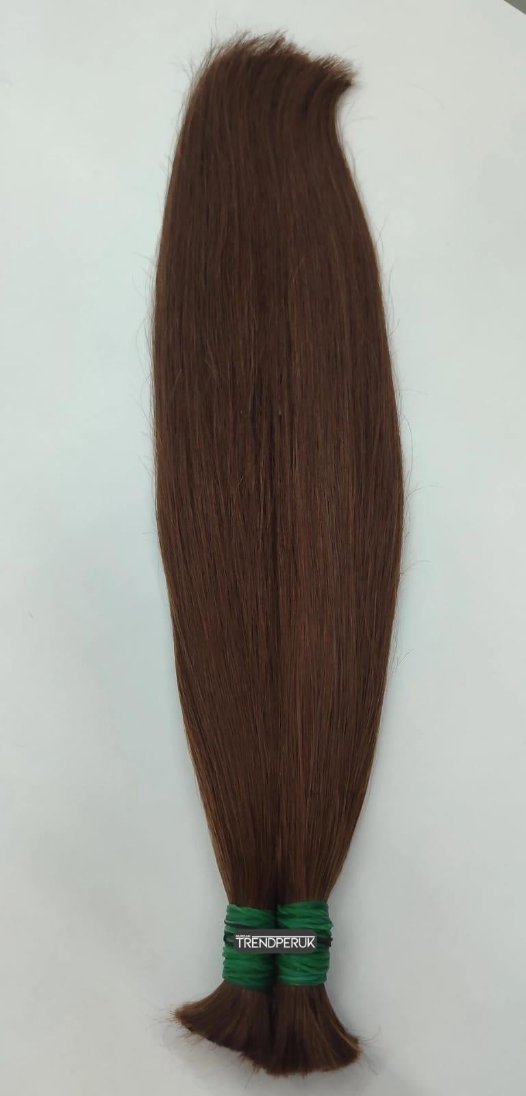 70cm.60gr.100 Adet Premium Serisi Mikrokaynak Saç Düz Açık Kahve Renk