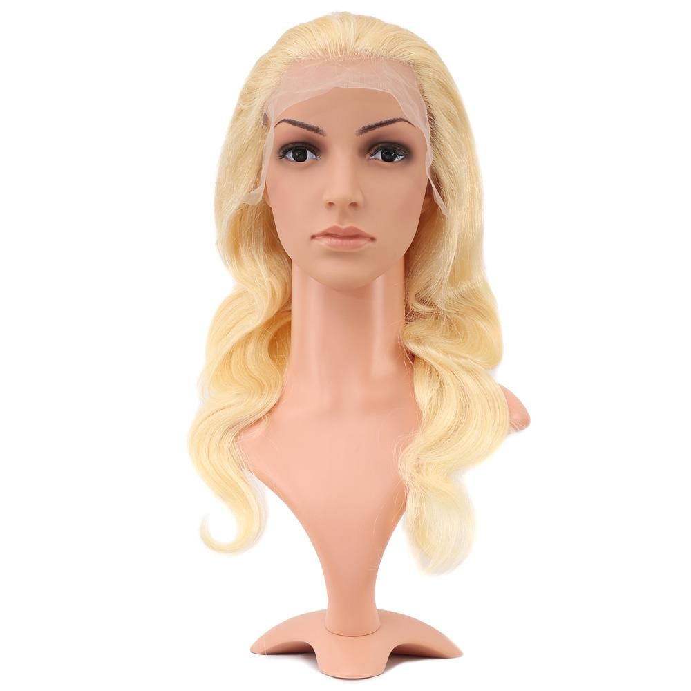 Gerçek Front Lace Dalgalı Platin Tül Peruk - 60-65cm