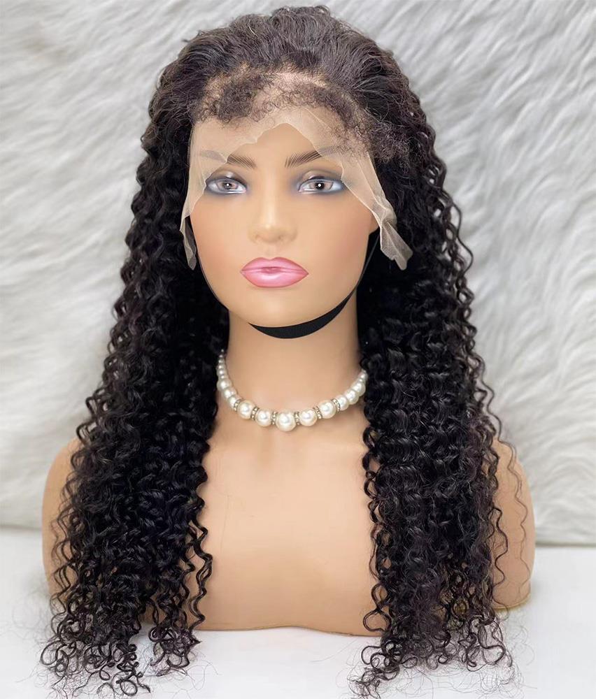 Gerçek Front Lace Tül Peruk - Su Dalgası - Doğal 65-70cm