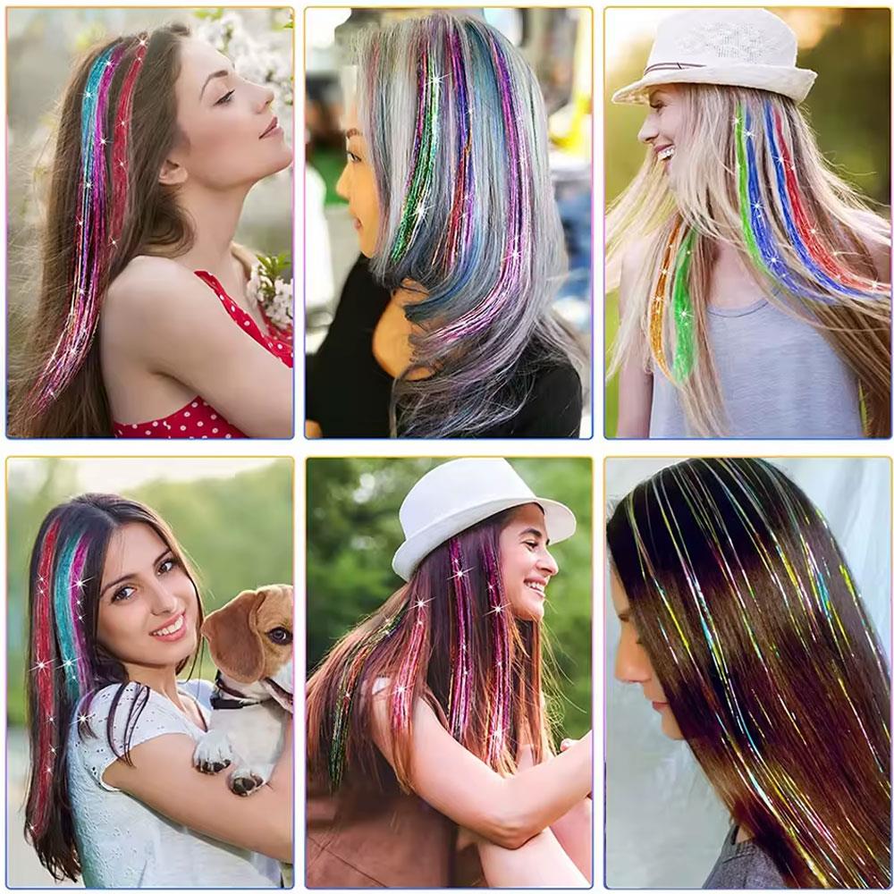 Klipsli Hair Tinsel Saç Simi - HTK19