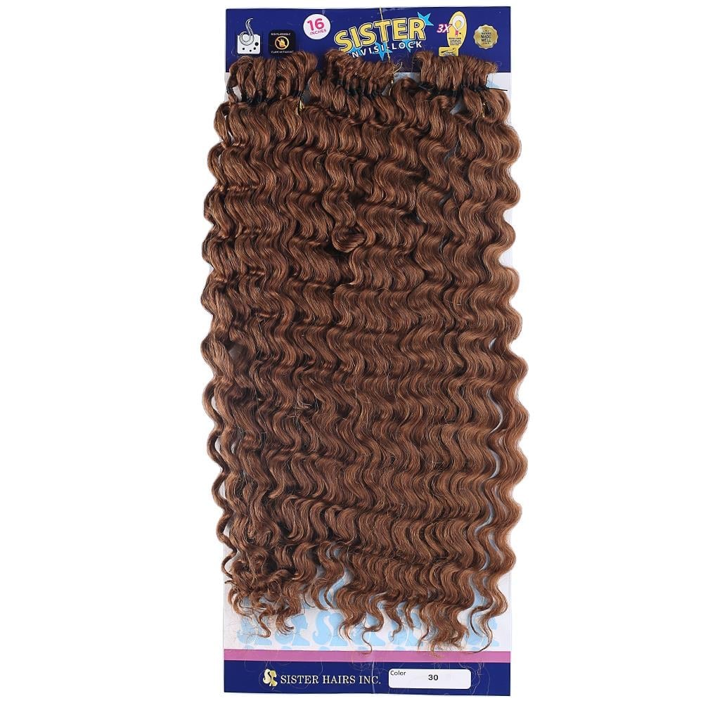 Sister Afro Dalgası Saç - Bakır 30