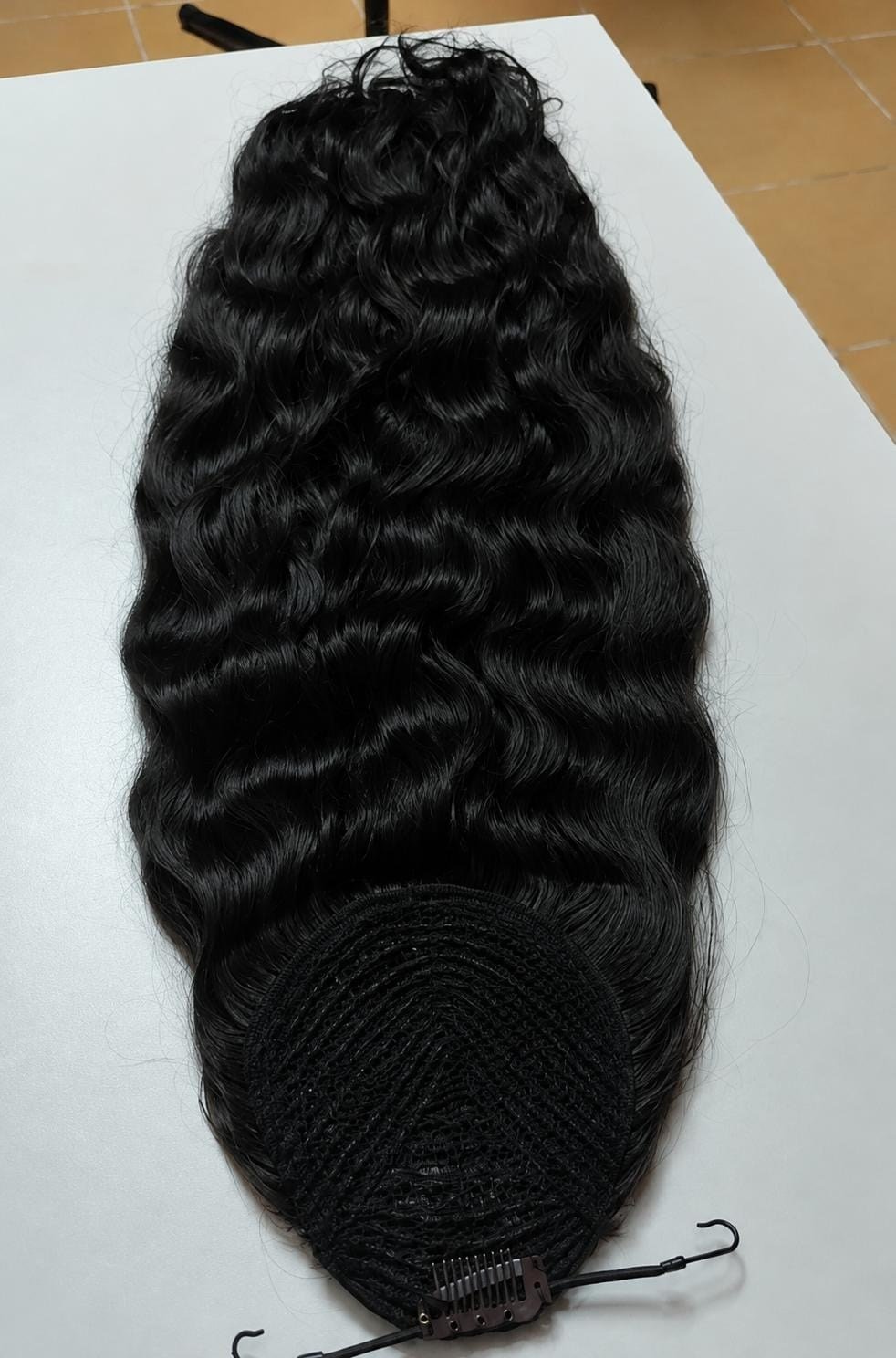 Gerçek Saç At Kuyruğu 65-70 cm 150 gr. Siyah Renk