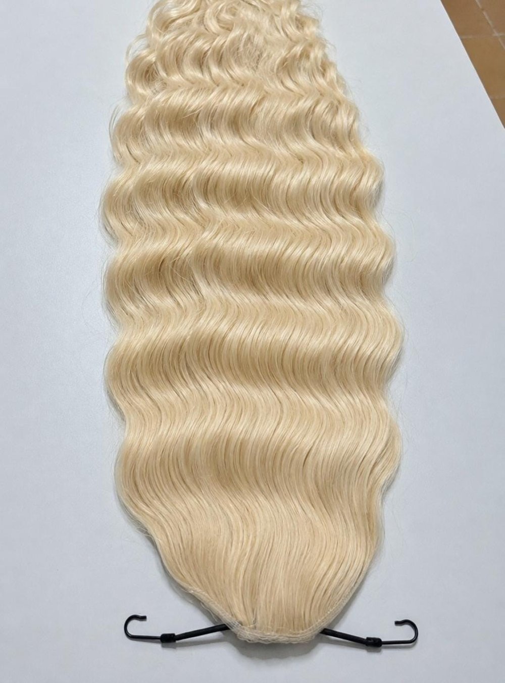 Gerçek Saç At Kuyruğu 65-70 cm 150 gr. Soğuk Sarı Renk