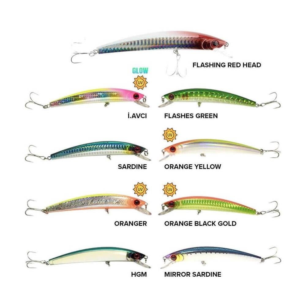 Fujin Crazy Minnow 110F 12 Gr Maket Balık