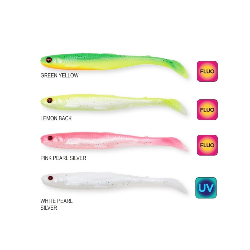 Savage Gear Slender Scoop Shad 13 Cm 12 Gr Dark Water Mix Silikon Seti