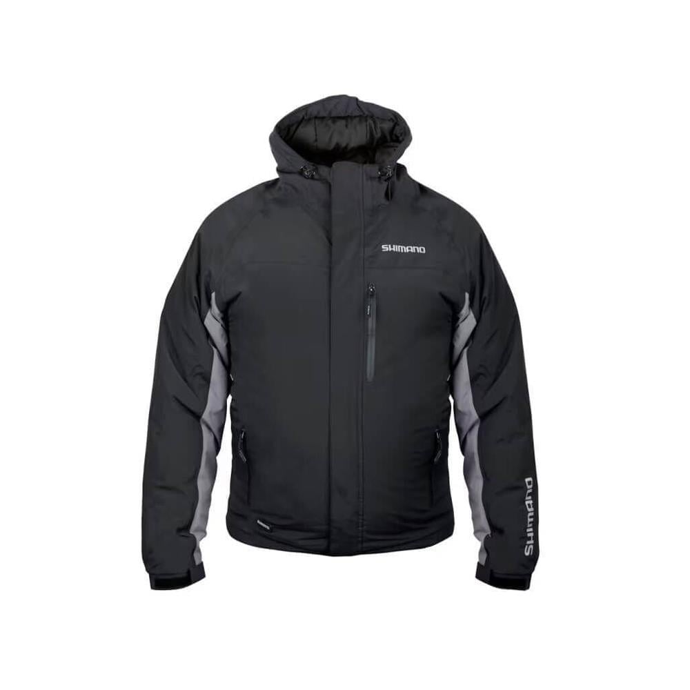 Shimano SHM Rain Jacket Padded Black Mont