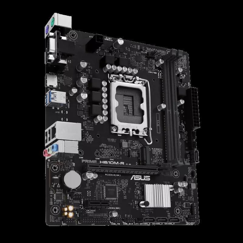 ASUS PRIME H610M-R-SI H610 LGA1700 DDR5 5600 DP HDMI VGA USB3.2 mATX-Beyaz Kutu