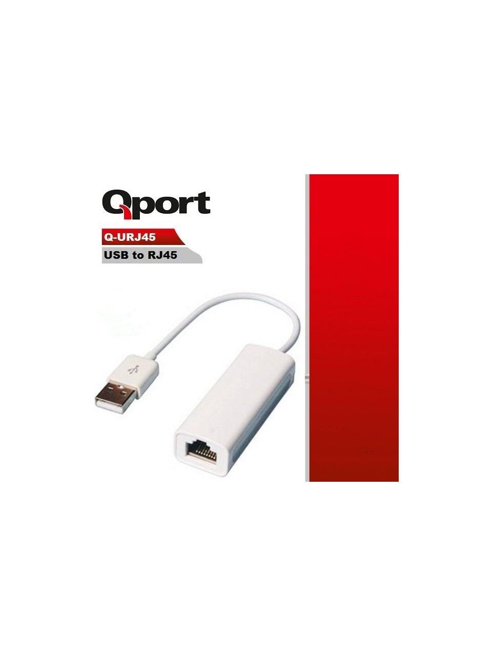 QPORT Q-URJ45 USB TO RJ45 ETHERNET