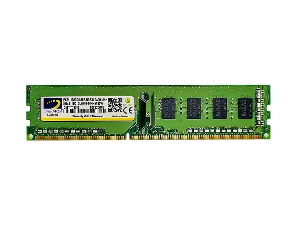 TwinMOS DDR3  8GB 1600MHz 1.35V Low Voltage Desktop Ram