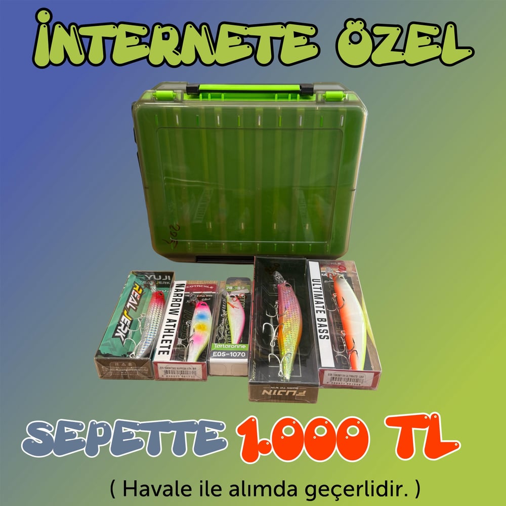 5 Li Spin Maket Balık Seti ( KUTU HEDİYELİ )