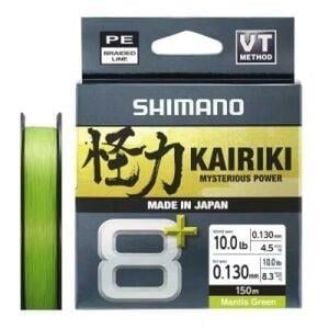 Shimano Kairiki 8+ 150m 0.13mm 8.3kg M. Green