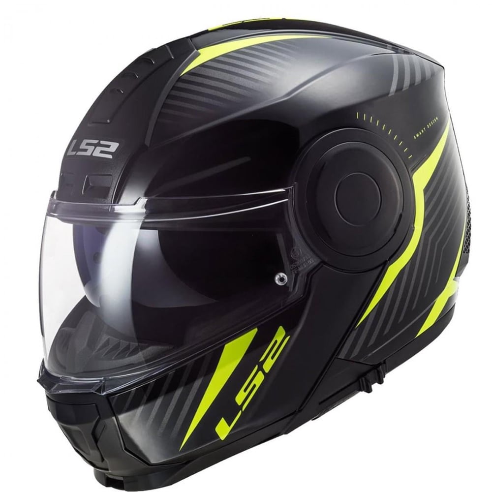 LS2 SCOPE MAX MAT SİYAH-NEON SARI KASK
