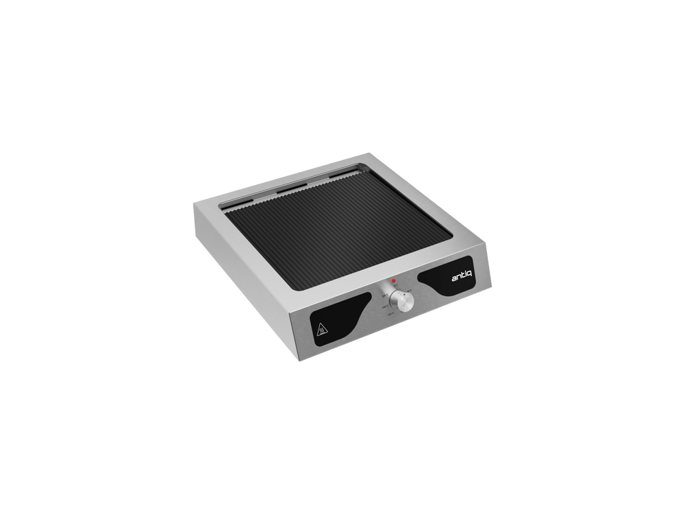 Antiq Flave Tekli Tezgah Üstü Elektrikli Cam Barbekü - Grill Cam 42 cm