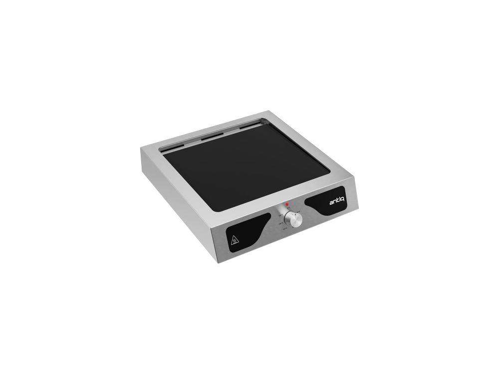 Antiq Flave Tekli Tezgah Üstü Elektrikli Cam Barbekü - Düz Cam 42 cm