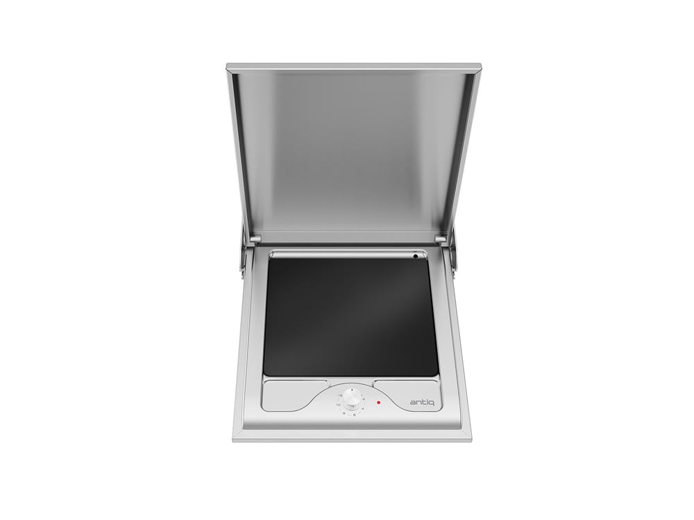 Antiq Gusto Tekli Elektrikli Cam Barbekü - Düz Cam 45 cm