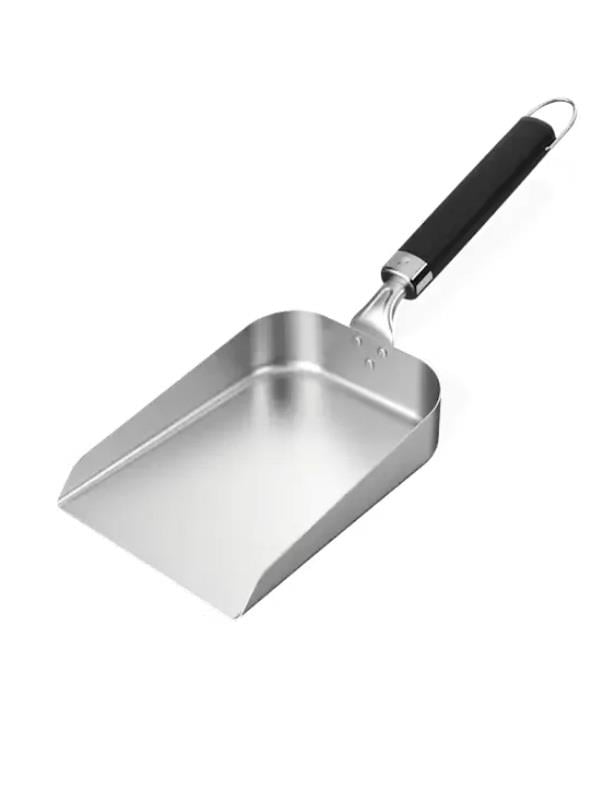 Weber Griddle Scoop – Paslanmaz Çelik Geniş Kepçe Spatula, Tutma Saplı