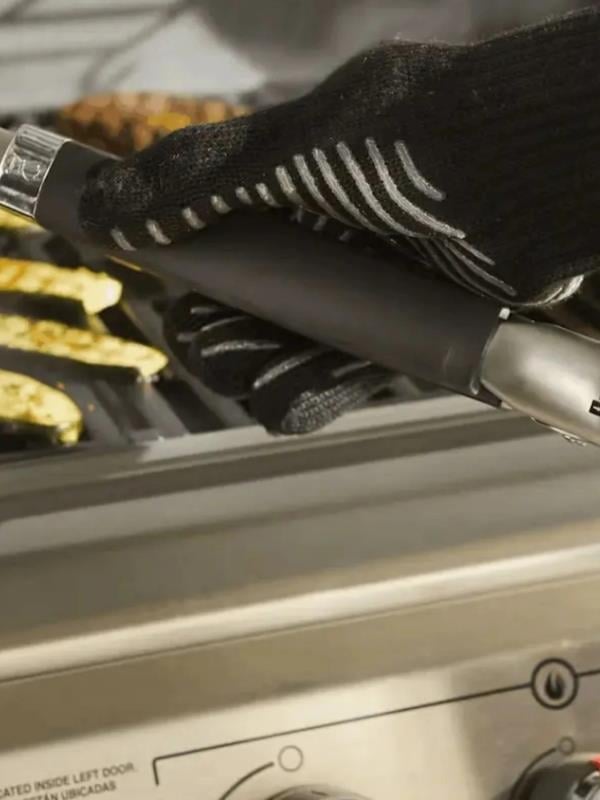 Weber 6760 Precision Grill Tongs – Hassas Kilitli Paslanmaz Çelik Maşa (46 cm)
