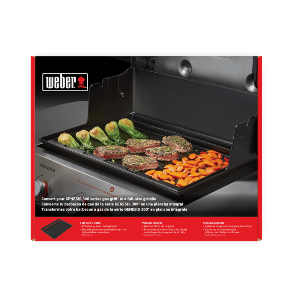 Weber 6792 Full Size Plancha – Genesis 400 Serisi İçin Düz Pişirme Yüzeyi
