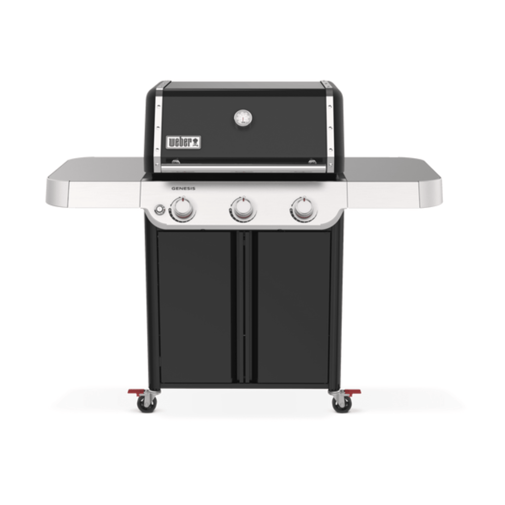 Weber Genesis® E-315 Siyah Gazlı Barbekü – 3 Brülör, Geniş Pişirme Alanı