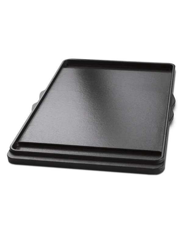 Weber Porcelain-Enameled Cast Iron Griddle – Spirit 300 Serisi Aksesuarı Çift Yüzeyli Döküm Izgara | Panini & Hassas Pişirme Yüzeyi