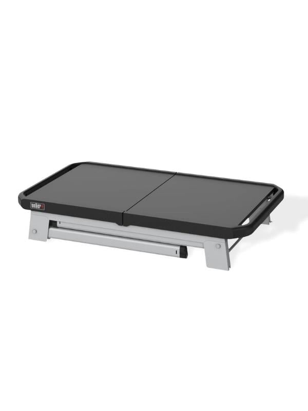 Weber Premium Katlanabilir Griddle/Raft Masası – 43/56 cm Slate, Pulse ve Q Serisi Uyumlu (Model: 3400154)