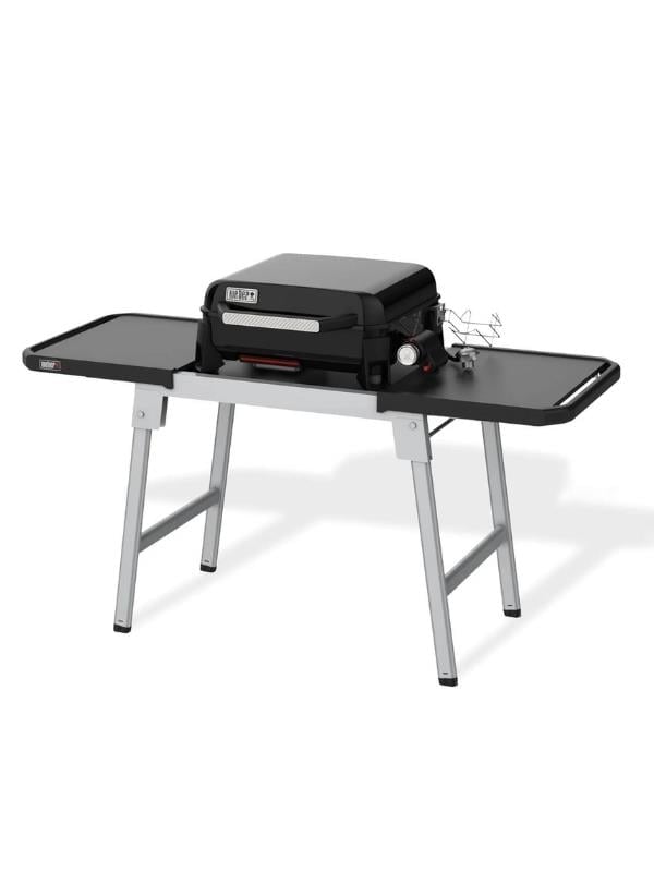 Weber Premium Katlanabilir Griddle/Raft Masası – 43/56 cm Slate, Pulse ve Q Serisi Uyumlu (Model: 3400154)