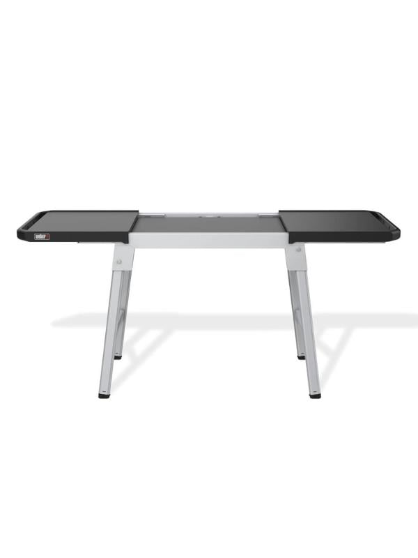 Weber Premium Katlanabilir Griddle/Raft Masası – 43/56 cm Slate, Pulse ve Q Serisi Uyumlu (Model: 3400154)