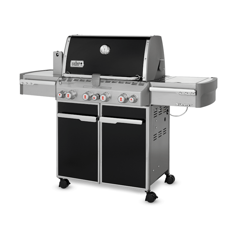 Weber Summit® E-470 Paslanmaz Çelik Gazlı Barbekü – 4 Brülör + Sear / Tütsü / Rotisserie